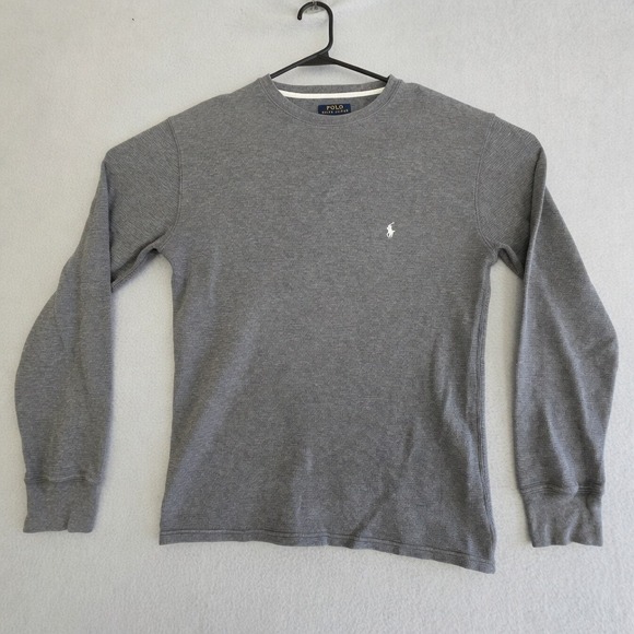 Polo Ralph Lauren Other - Polo Ralph Lauren Long Sleeve Thermal Shirt Crewneck Gray Men's Medium Pony Logo